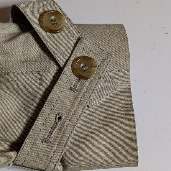 AQUASCUTUM Aqua 5 TRENCH coat MADE IN CANADA Sz 16 Sublime quality VINTAGE A GEM - Picture 7 of 16